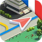 karta gps france navigation android application logo